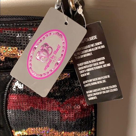 NWT Original by Sharif Sequin Patterned Purse - Picture 2 of 3